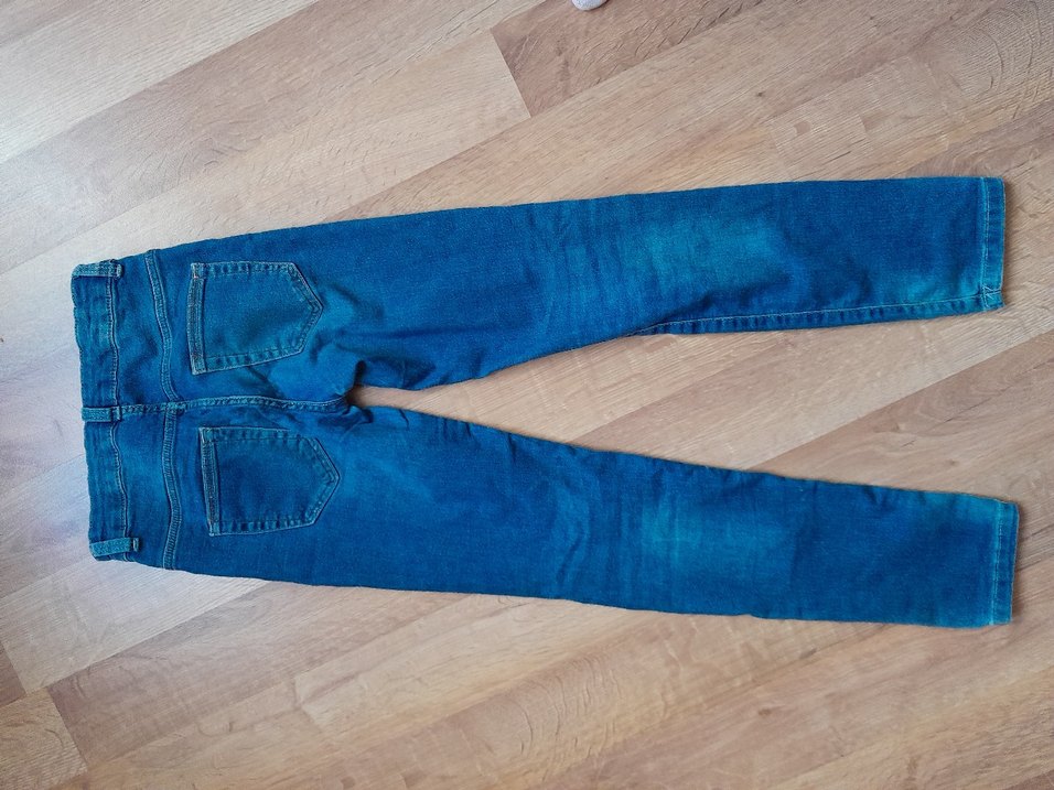 Çocuk Mavi Denim skiny Pantolon - Görsel 3