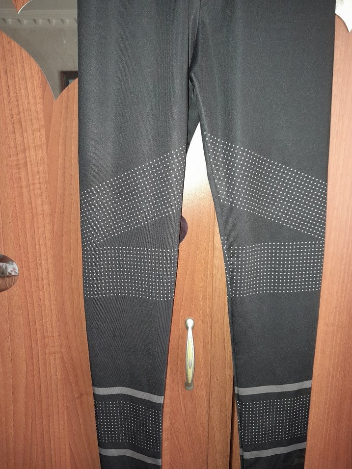 Gri Yüksek Bel Spor Tayt - Görsel 2