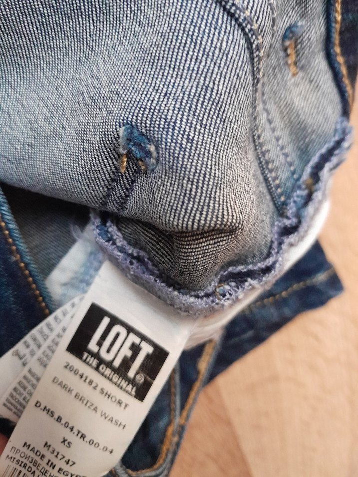 Mavi Loose Fit Mini Denim Şort - Görsel 4