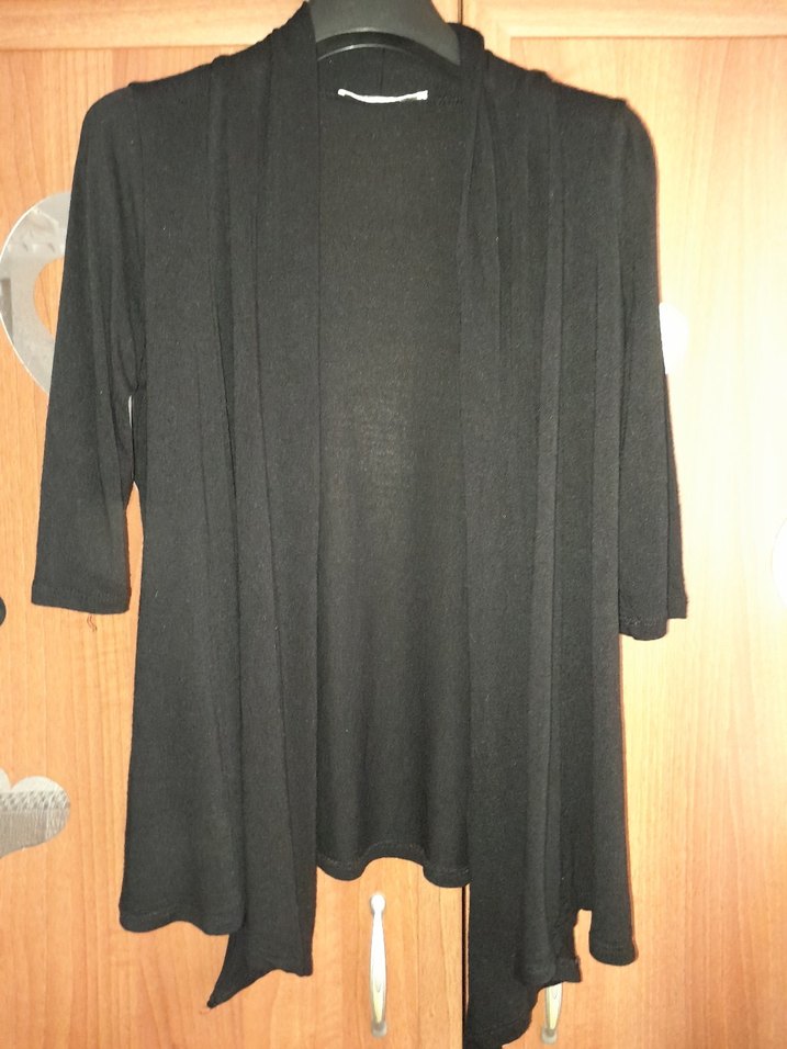 Siyah Midi Kadın Hırka - Görsel 2