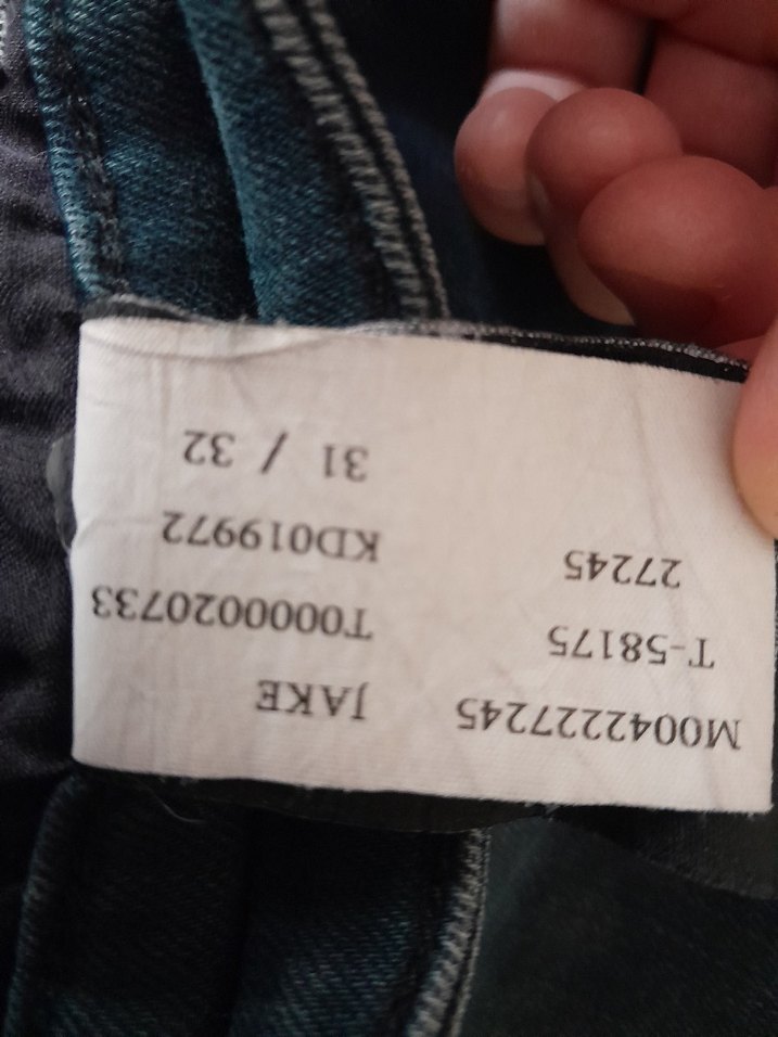 Lacivert Renkli Rahat Kesim Erkek Kot Pantolon - Görsel 5