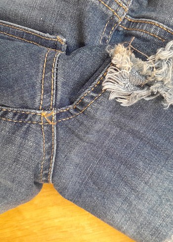 Mavi Kadın Denim Mini Şort - Görsel 5