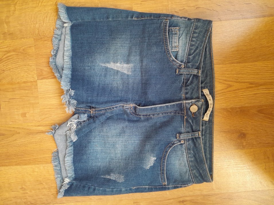 Mavi Kadın Denim Mini Şort - Görsel 4