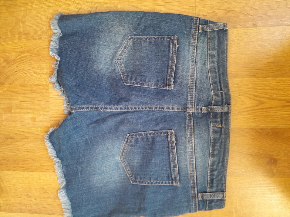 Mavi Kadın Denim Mini Şort - Görsel 2