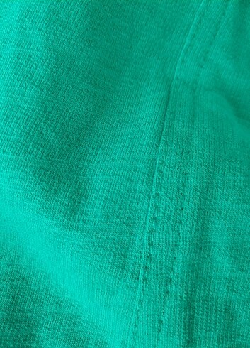 xl Beden yeşil Renk Pamuklu şık penye ceket