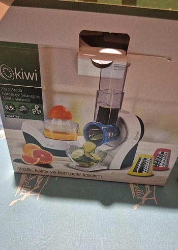 YENİ, SALATA YAPMA VE MEYVE SUYU SIKACAĞI - Görsel 2