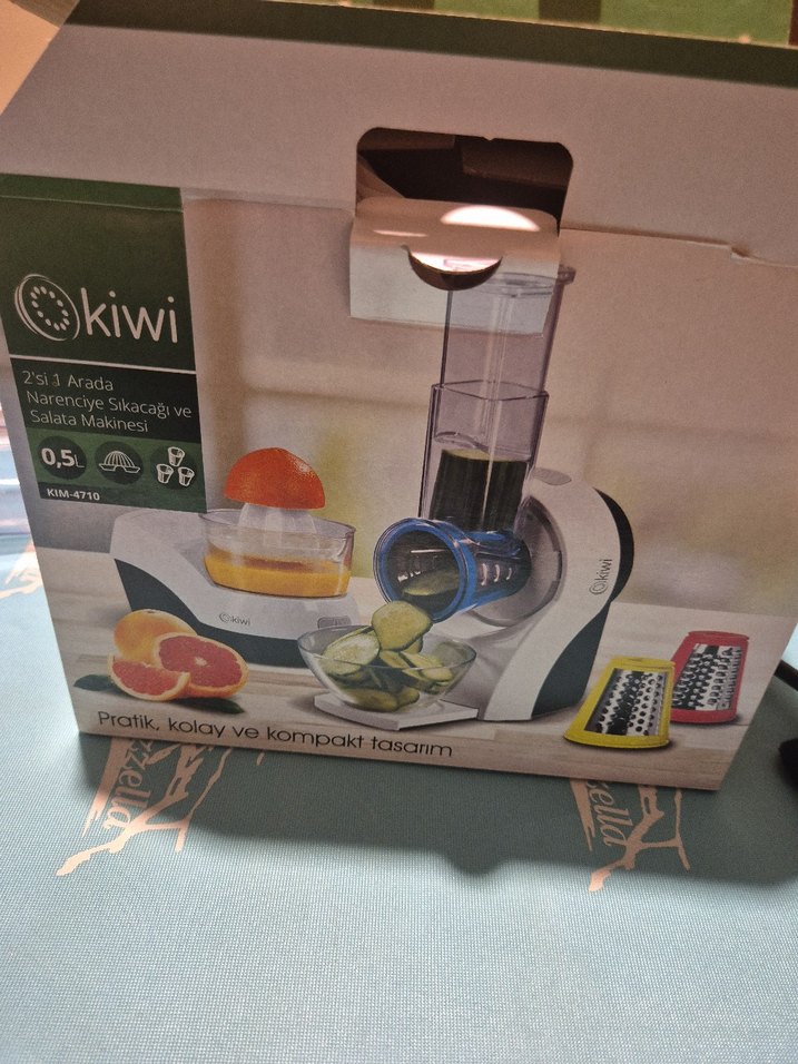 YENİ, SALATA YAPMA VE MEYVE SUYU SIKACAĞI - Görsel 2