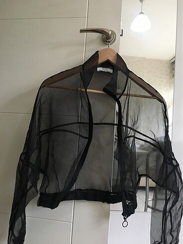 s Beden Bershka Transparan Ceket