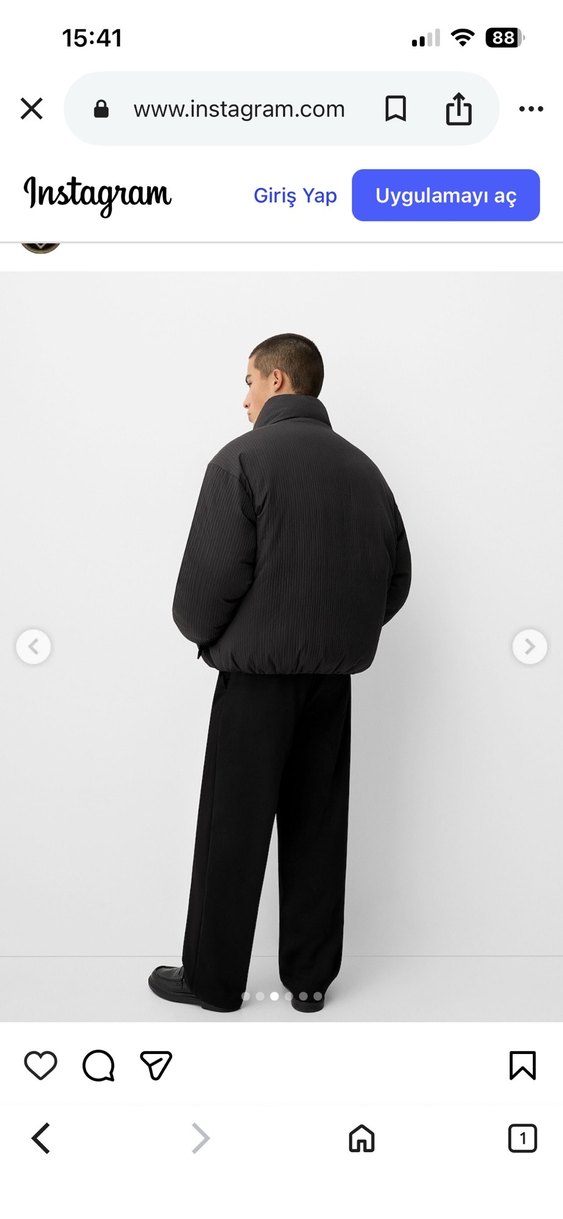 Bershka erkek Mont - Görsel 2