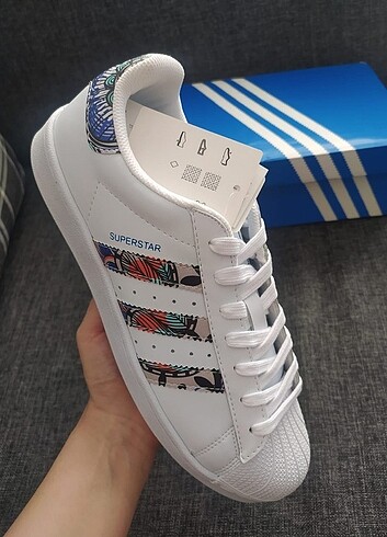 Desenli unisex adidas superstar 