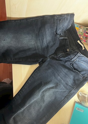 Vintage Y2K 2000s Pantolon jean - Görsel 5