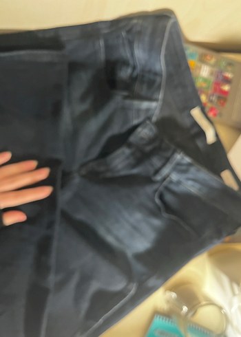 Vintage Y2K 2000s Pantolon jean - Görsel 8