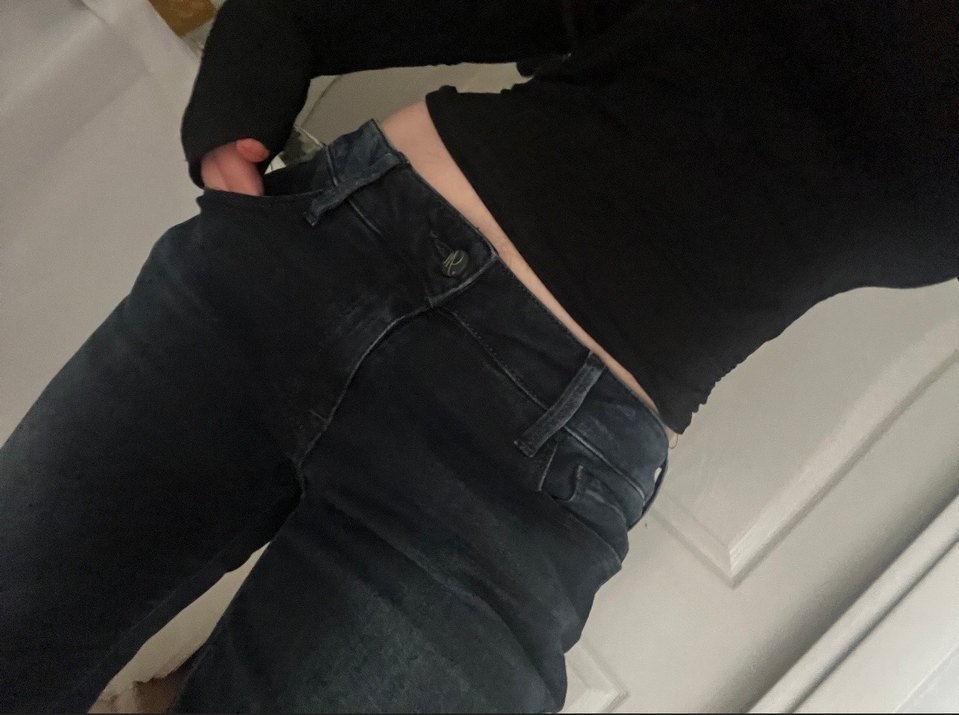 Vintage Y2K 2000s Pantolon jean - Görsel 3