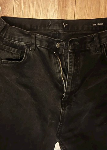 Siyah Regular Fit Kadın Denim Pantolon - Görsel 2