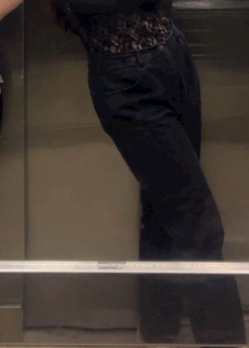 Siyah Regular Fit Kadın Denim Pantolon - Görsel 3