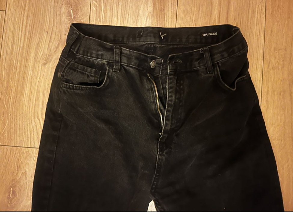 Siyah Regular Fit Kadın Denim Pantolon - Görsel 2