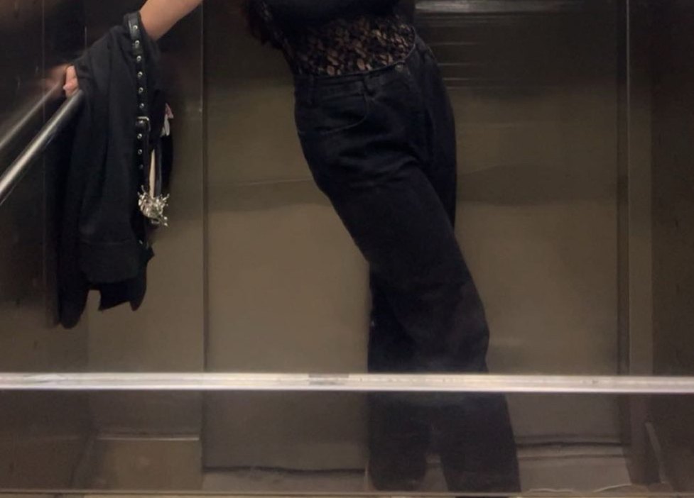 Siyah Regular Fit Kadın Denim Pantolon - Görsel 3