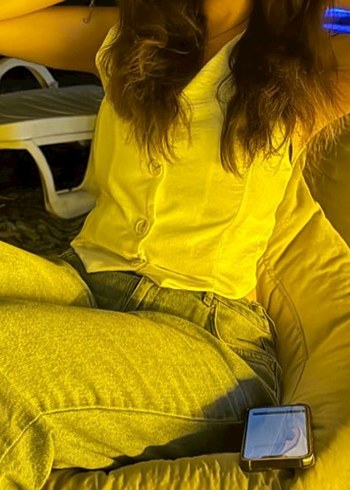 Düğmeli Beyaz  Kadın Yelek - Görsel 2