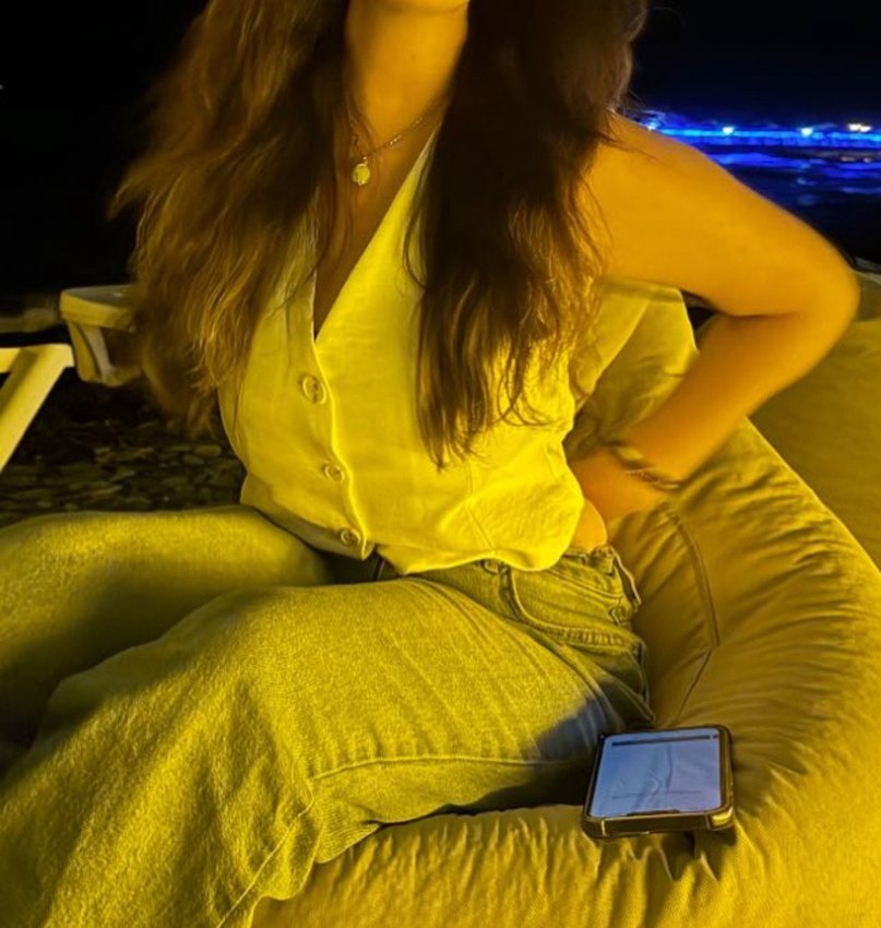 Düğmeli Beyaz  Kadın Yelek - Görsel 3