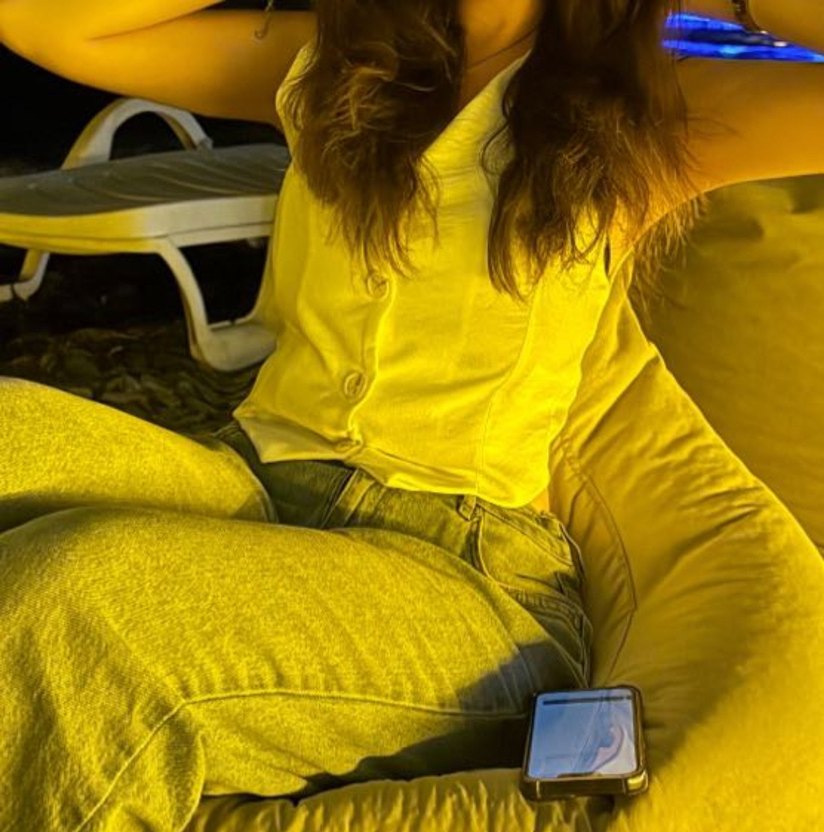 Düğmeli Beyaz  Kadın Yelek - Görsel 2