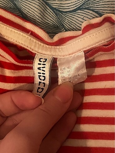 H&M H&M çizgili tshirt