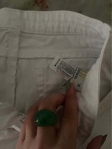 Mavi Jeans Beyaz jean şort