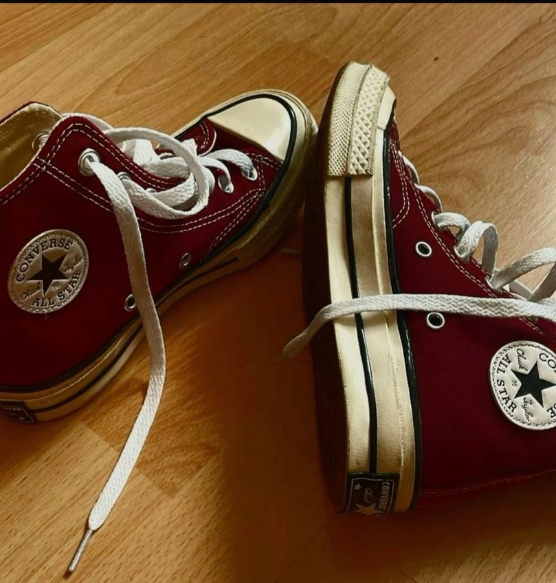 Bordo Converse Kadın Sneakers - Görsel 3
