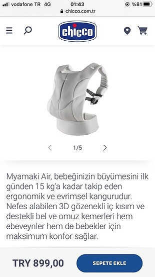 Chicco Chicco myamaki kanguru