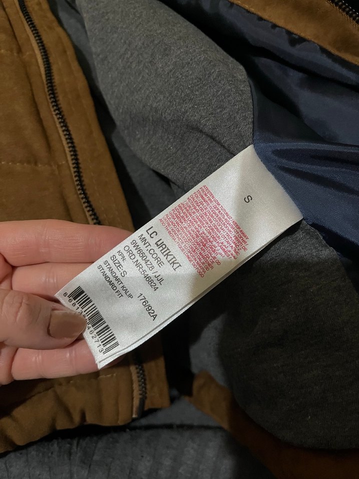 Erkek Kahverengi Süet Fermuarlı Ceket - Görsel 4