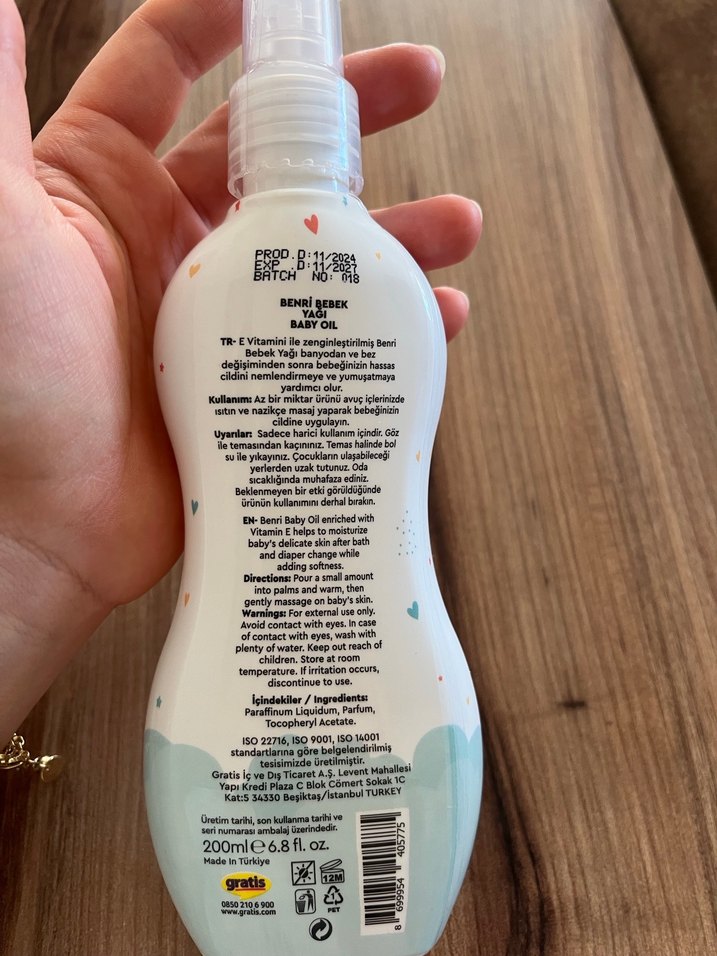 Benri Bebek Yağı 200 ml - Görsel 2