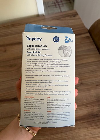 Mycey Göğüs Kalkan Seti ve Silikon Destek Yastıkları - Görsel 2