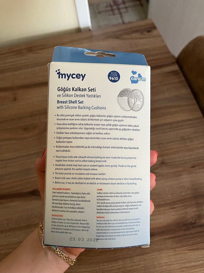 Mycey Göğüs Kalkan Seti ve Silikon Destek Yastıkları - Görsel 2