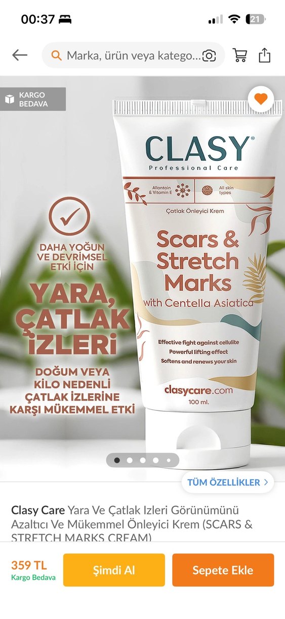 CLASY Çatlak ve İz Kremi 100ml - Görsel 5