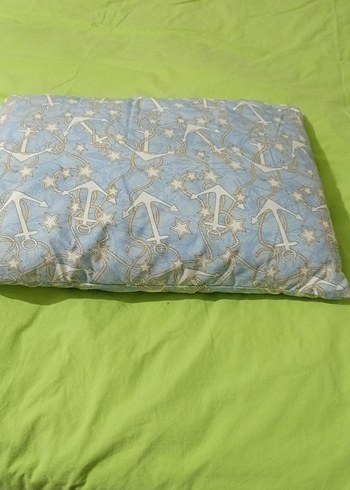 Mavi Çapa Desenli Çocuk yastık - Görsel 4