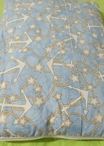 Mavi Çapa Desenli Çocuk yastık - Görsel 2