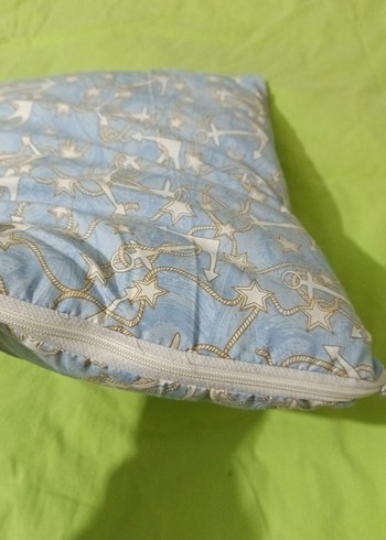 Mavi Çapa Desenli Çocuk yastık - Görsel 3