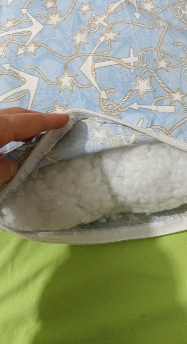 Mavi Çapa Desenli Çocuk yastık - Görsel 5