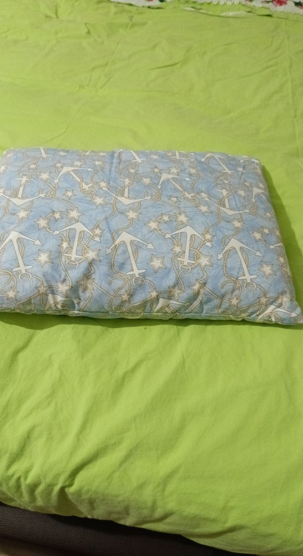 Mavi Çapa Desenli Çocuk yastık - Görsel 4