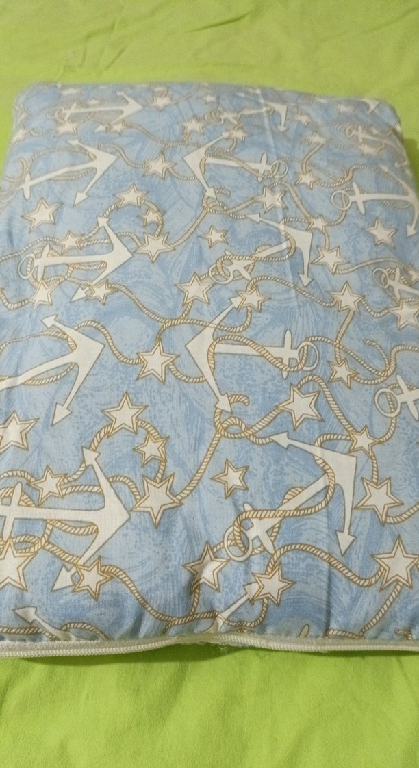 Mavi Çapa Desenli Çocuk yastık - Görsel 2