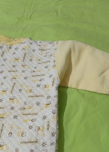 Sarı Bebek Polar Tulum - Görsel 3