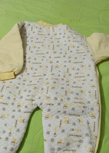 Sarı Bebek Polar Tulum - Görsel 7