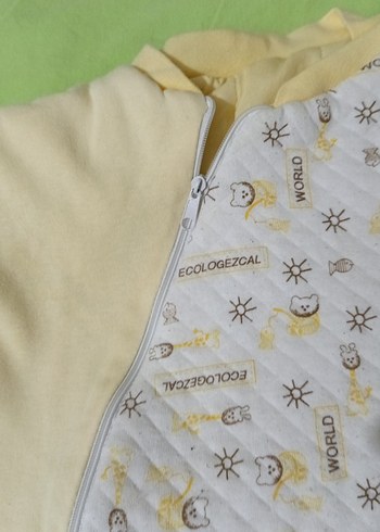 Sarı Bebek Polar Tulum - Görsel 4