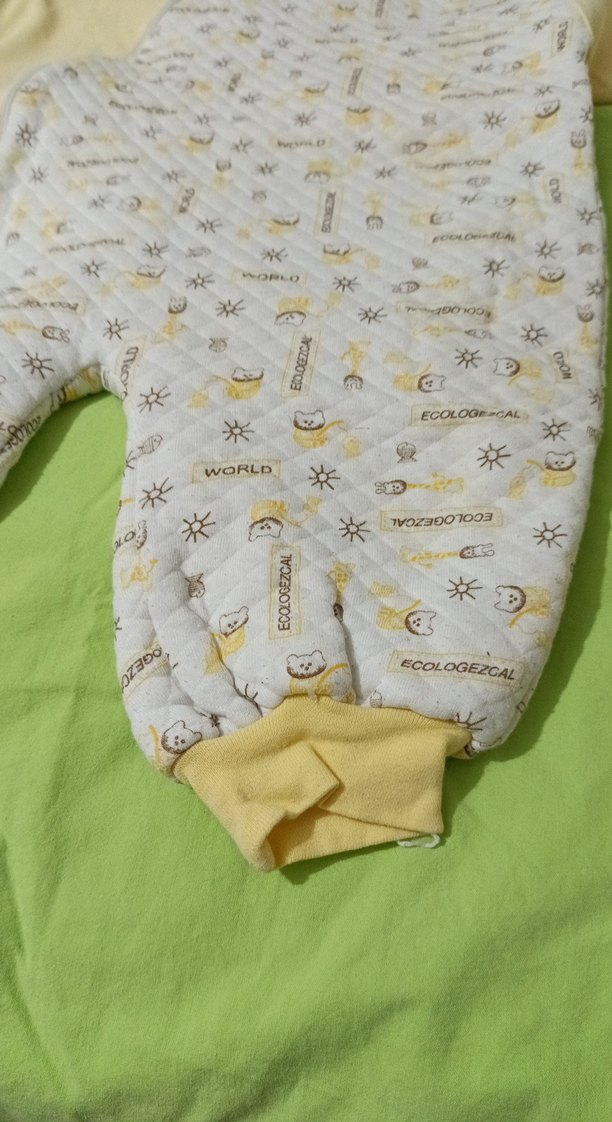 Sarı Bebek Polar Tulum - Görsel 2