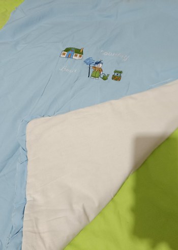 Mavi Bebek yorgan - Görsel 2