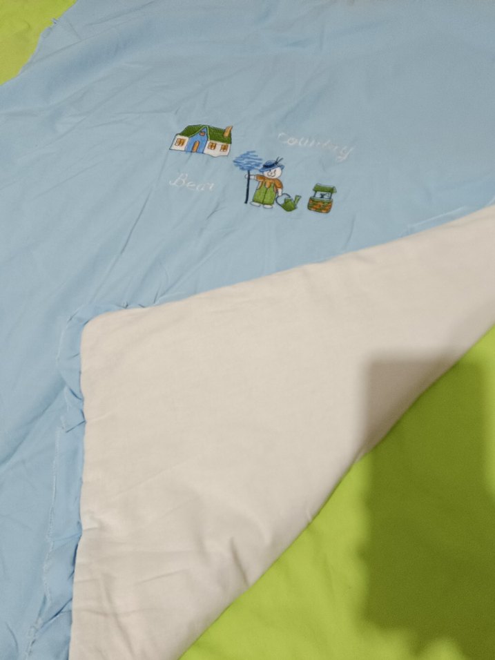 Mavi Bebek yorgan - Görsel 2