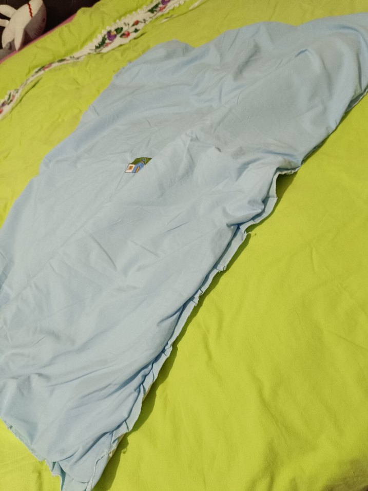 Mavi Bebek yorgan - Görsel 4