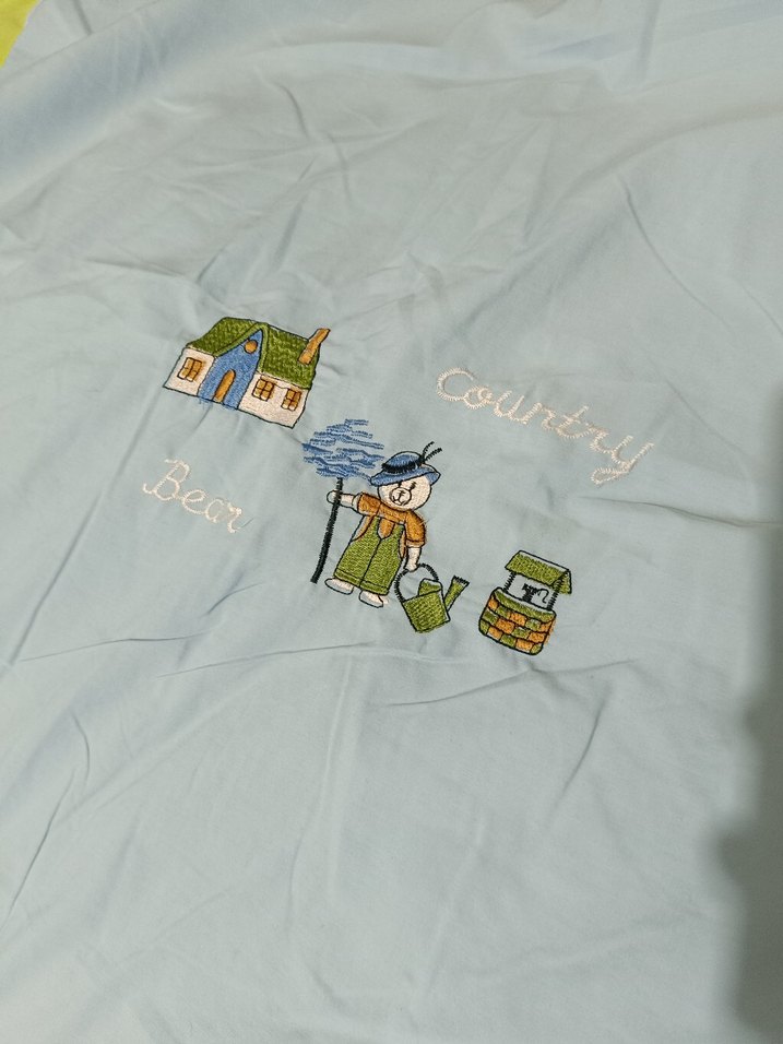 Mavi Bebek yorgan - Görsel 3