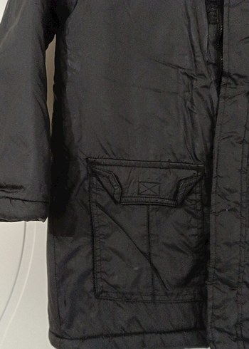 Siyah Erkek Çocuk Kaban - Görsel 2