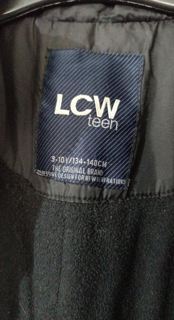 Siyah Erkek Çocuk Kaban - Görsel 5