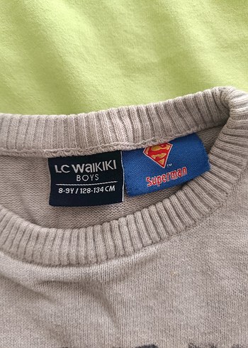 Gri Superman Baskılı Erkek Çocuk Sweatshirt - Görsel 3